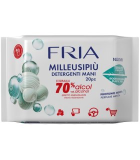 FRIA M/USI IGIENIZ 70% ALCOOL 20 P
