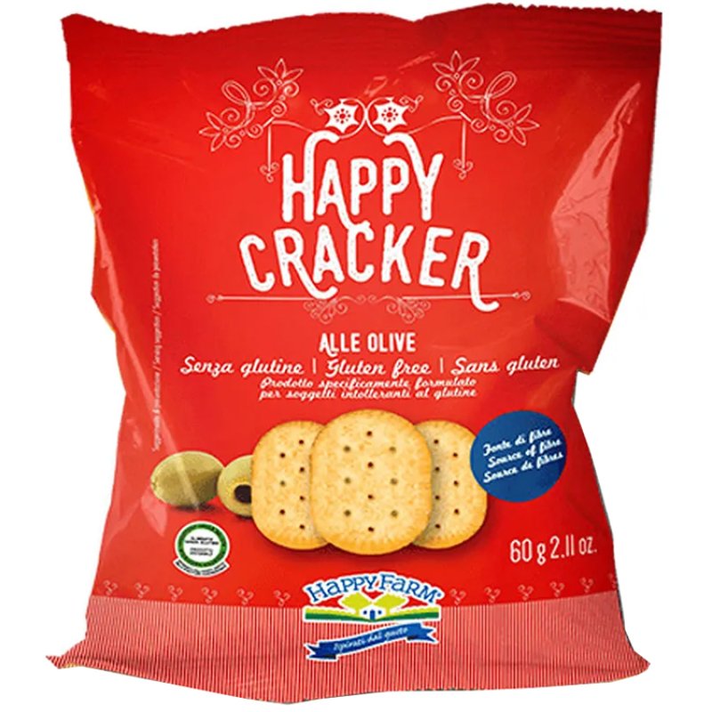 HAPPY FARM Crackers Olive 60g HAPPY FARM Crackers Olive 60g