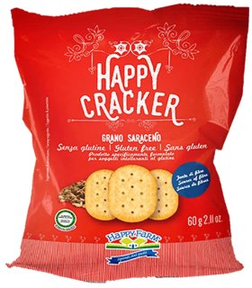 HAPPY FARM Crackers Grano Sar.