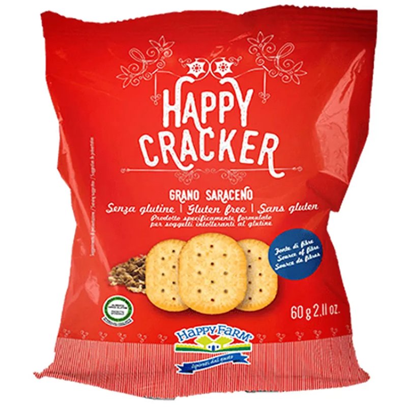 HAPPY FARM Crackers Grano Sar. HAPPY FARM Crackers Grano Sar.