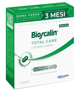 Bioscalin Total Care - Integratore contro la caduta dei capelli - 90 compresse - 3 mesi di trattamento
