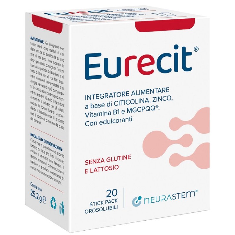 EURECIT 20 Stick Pack Orosol. EURECIT 20 Stick Pack Orosol.