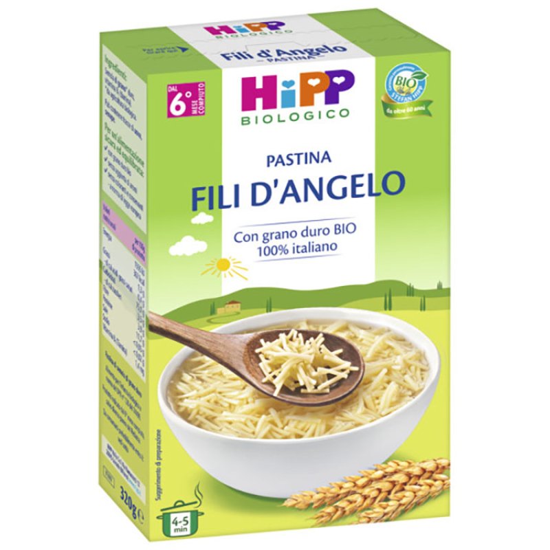 HIPP Bio Past.Fili D'Ang.320gr HIPP Bio Past.Fili D'Ang.320gr
