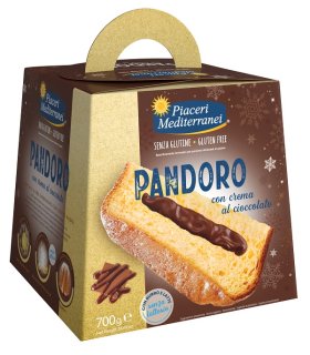PIACERI MED.Pandoro Ciocc.700g