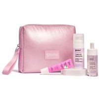 Goovi Cofanetto di Natale 2025 Idratante - Siero viso + Crema viso + Contorno occhi + Pochette