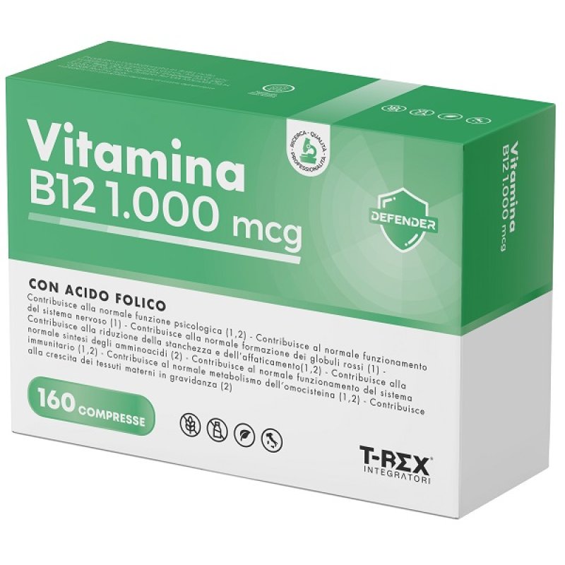 T-REX VITAMINA B12 1000 160Cpr T-REX VITAMINA B12 1000 160Cpr