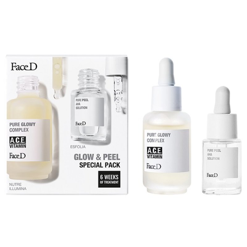 Face D Pure Glowy+pure Peel Face D Pure Glowy+pure Peel