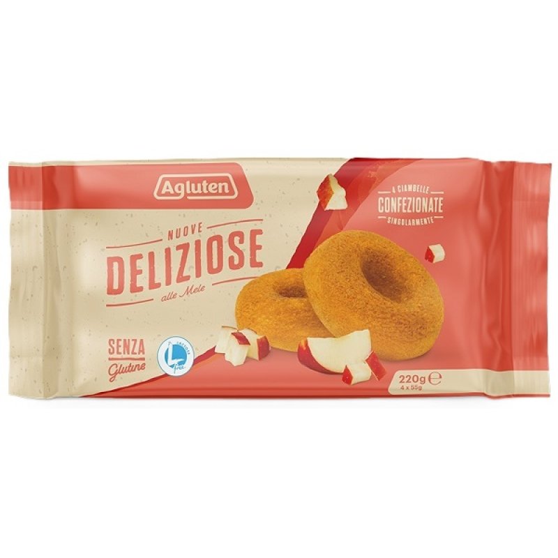 AGLUTEN Deliziose*Mele 4x55g AGLUTEN Deliziose*Mele 4x55g