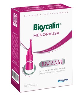 Bioscalin Menopausa Fiale Anticaduta Capelli - Trattamento rinforzante capelli per donne in menopausa - 8 fiale - 1 mese di trattamento