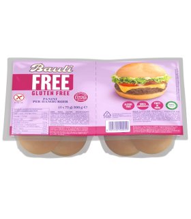 BAULI FREE Panini Hamburger4pz BAULI FREE Panini Hamburger4pz
