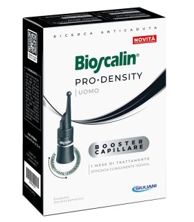 Bioscalin Pro Density Fiale Anticaduta Uomo - Trattamento rinforzante per uomo - 8 fiale - Un mese di trattamento