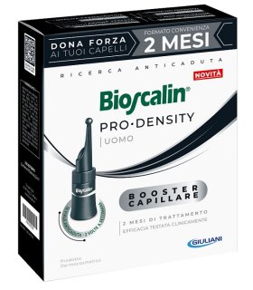 Bioscalin Pro Density Fiale Anticaduta Uomo - Trattamento rinforzante per uomo - 16 fiale - 2 mesi di trattamento