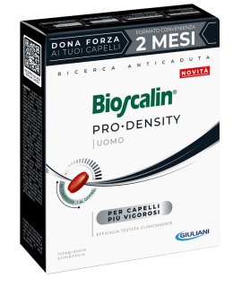 Bioscalin Pro Density Uomo - Integratore per capelli diradati e assottigliati - 60 compresse - 2 mesi di trattamento