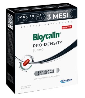Bioscalin Pro Density Uomo - Integratore per capelli diradati e assottigliati - 90 compresse - 3 mesi di trattamento