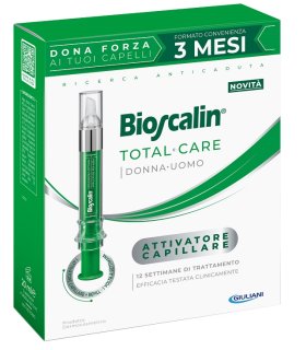 Bioscalin Total Care Attivatore Capillare iSFRP-1 + Refill - Fiale anti-caduta per uomo e donna - Trattamento da 3 mesi con ricarica omaggio