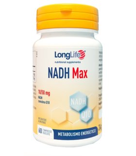 LONGLIFE NADH MAX 60 Cpr LONGLIFE NADH MAX 60 Cpr