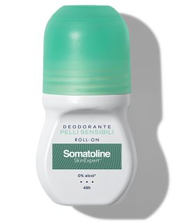 Somatoline Deodorante Roll On Pelle Sensibile - Deodorante senza alcol - 50 ml