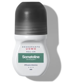 Somatoline Deodorante Roll On Uomo - Deodorante anti-traspirante 48h - 50 ml