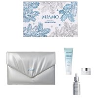 Miamo Cofanetto di Natale 2025 Protocollo Intense Glow - Glow Primer Serum + Enzyme Peel O₂ Glow Masque + Age Reverse Masque 