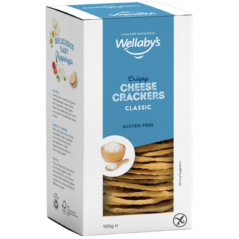 WELLABY'S Crackers Cheese 100g WELLABY'S Crackers Cheese 100g