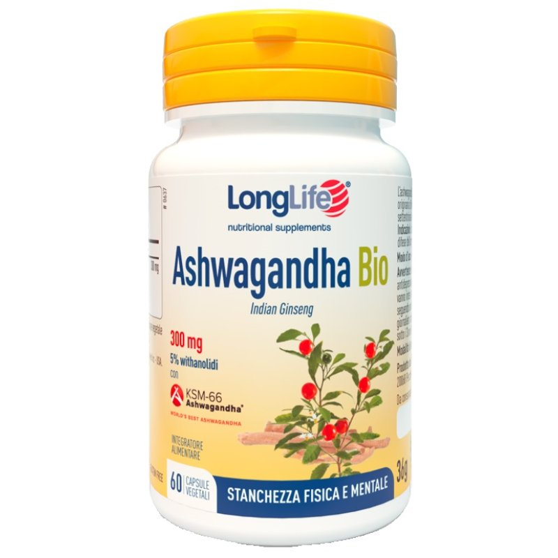 LONGLIFE ASHWAGANDHA*60Cps LONGLIFE ASHWAGANDHA*60Cps