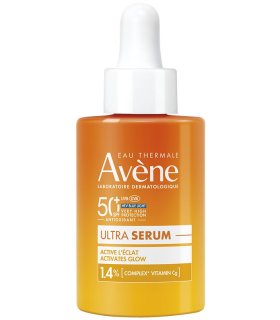 Avene Solare Ultra Siero Attiva Luminosità SPF50+ - Siero viso illuminante con protezione solare molta alta - 30 ml