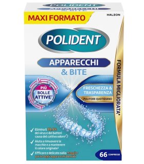 Polident Apparecchi&bite 66cpr