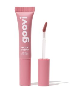 Goovi Match 2 Glow Creamy Lip&Cheek 02 - Blush in crema per guance e labbra - Tonalità romantic rose - 12 ml