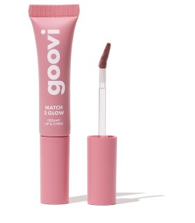 Goovi Match 2 Glow Creamy Lip&Cheek 04 - Blush in crema per guance e labbra - Tonalità juicy plum - 12 ml