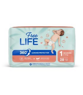 FREELIFE*1 Newborn (2-5Kg)28pz