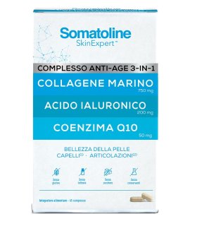 Somatoline Skin Expert Complesso Anti Age 3 in 1 - Integratore per pelle, capelli e articolazioni - 45 compresse