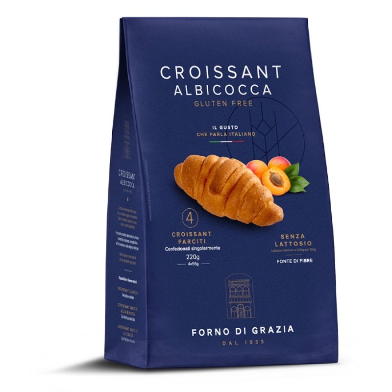 FDG Croissant Albicocca 4x55g FDG Croissant Albicocca 4x55g