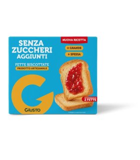 GIUSTO S/Z Fette Bisc.120g
