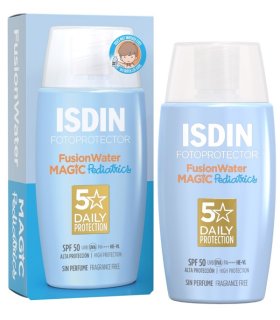 Isdin Fotoprotector Fusion Water Pediatrics SPF50+ - Protezione solare viso per bambini e neonati - 50 ml Isdin Fotoprotector Fusion Water Pediatrics SPF50+ - Protezione solare viso per bambini e neonati - 50 ml