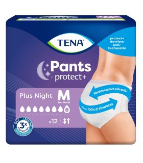 TENA PANS PLUS NIGHT M X 12