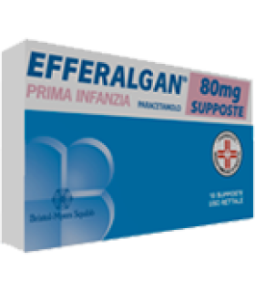 Efferalgan 10 supposte 80 mg