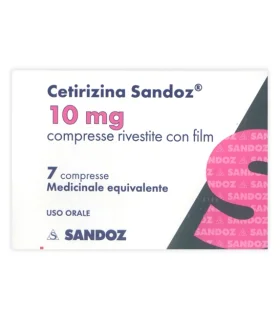 CETIRIZINA 10mg  7 Compresse SANDOZ
