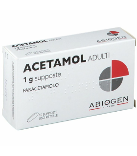 ACETAMOL*10 Supp.Adulti 1g