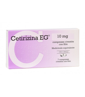 CETIRIZINA 10mg  7 Compresse EG