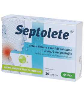 SEPTOLETE Lim.Fior.3mg+1mg 16c