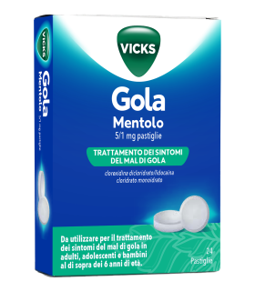 VICKS Gola 24 Past.Mentolo
