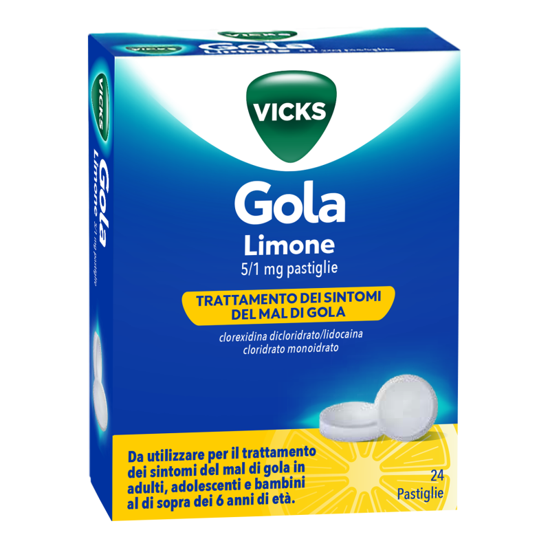 VICKS Gola 24 Past.Limone VICKS Gola 24 Past.Limone