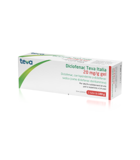 DICLOFENAC Gel 20mg/g 100gTEVA