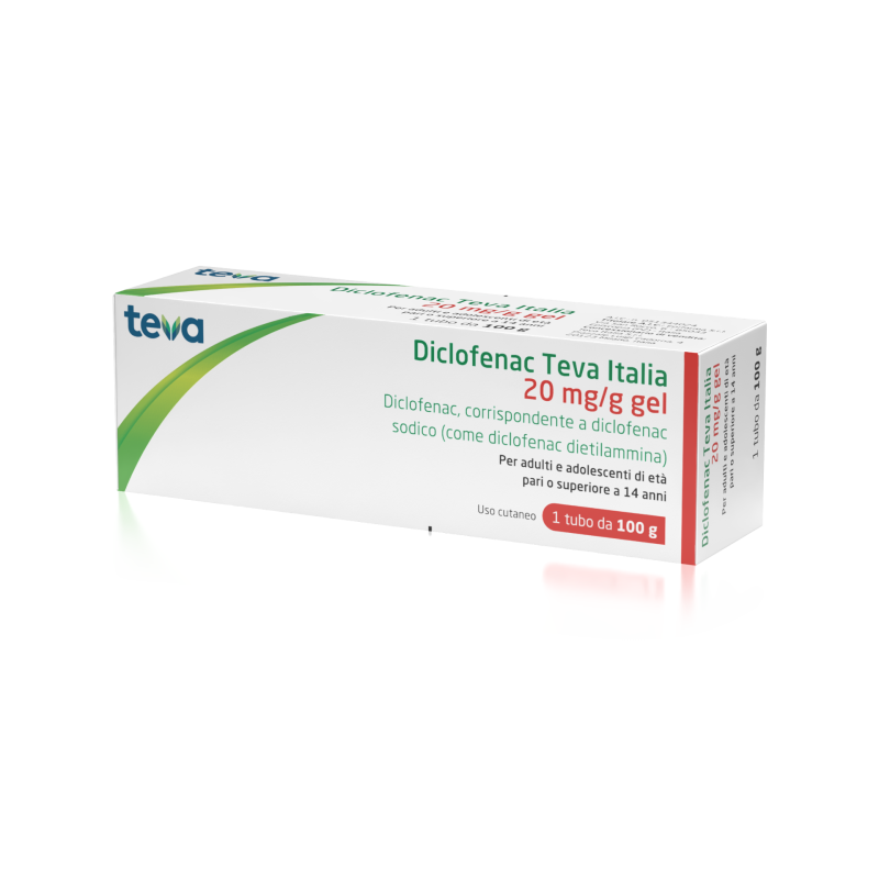 DICLOFENAC Gel 20mg/g 100gTEVA DICLOFENAC Gel 20mg/g 100gTEVA