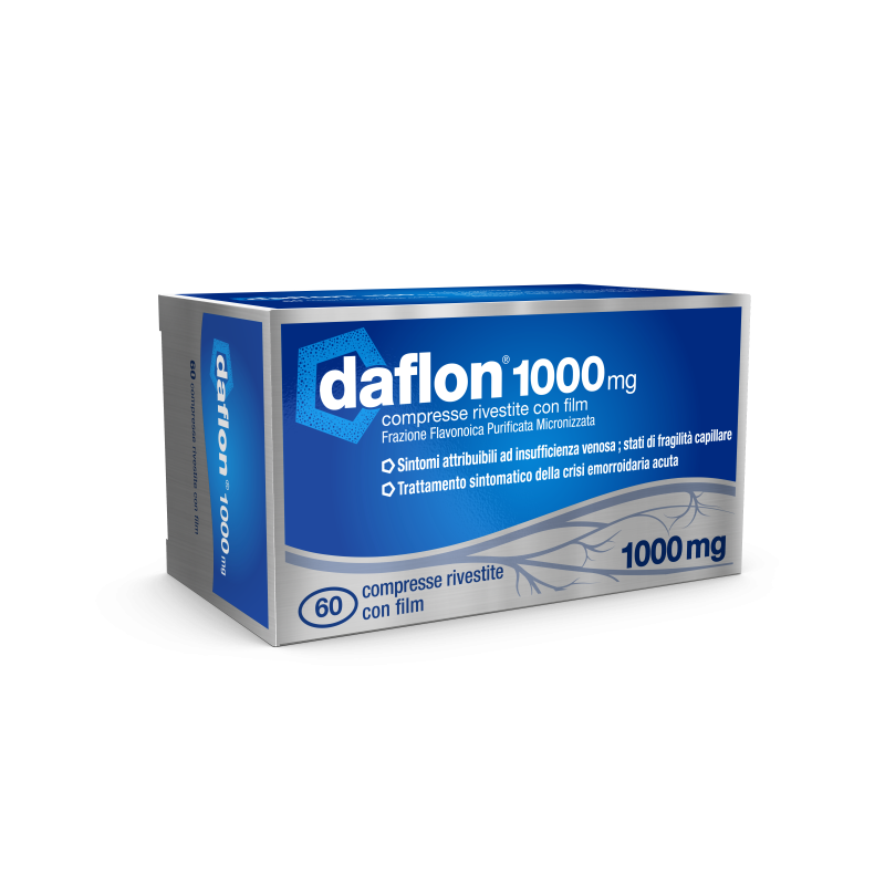 DAFLON-1000 60 Cpr 1000mg DAFLON-1000 60 Cpr 1000mg