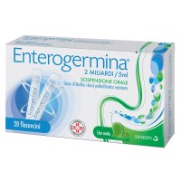 Enterogermina 2 Miliardi - Equilibrio della flora batterica intestinale - 20 flaconcini da 5 ml