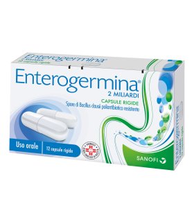 Enterogermina 2 Miliardi - Equilibrio della flora batterica intestinale - 12 capsule rigide