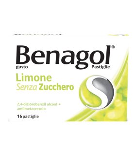 Benagol*16 Pastiglie Limone Senza Zucchero