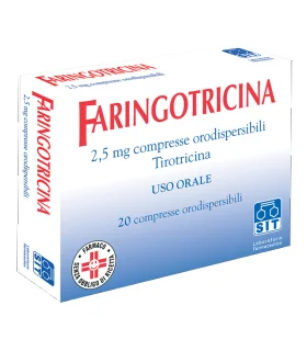 Faringotricina 20 compresse Oro 2,5mg