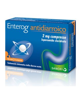 Enterog Antidiarroico 12 compresse 2 mg